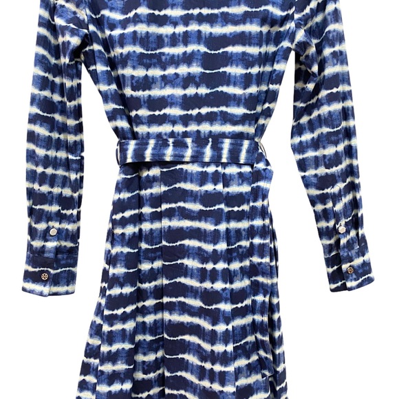 ♦️SOLD♦️NWT Tory Burch Derrick Tie Dye Shirtdress - Picture 11 of 14